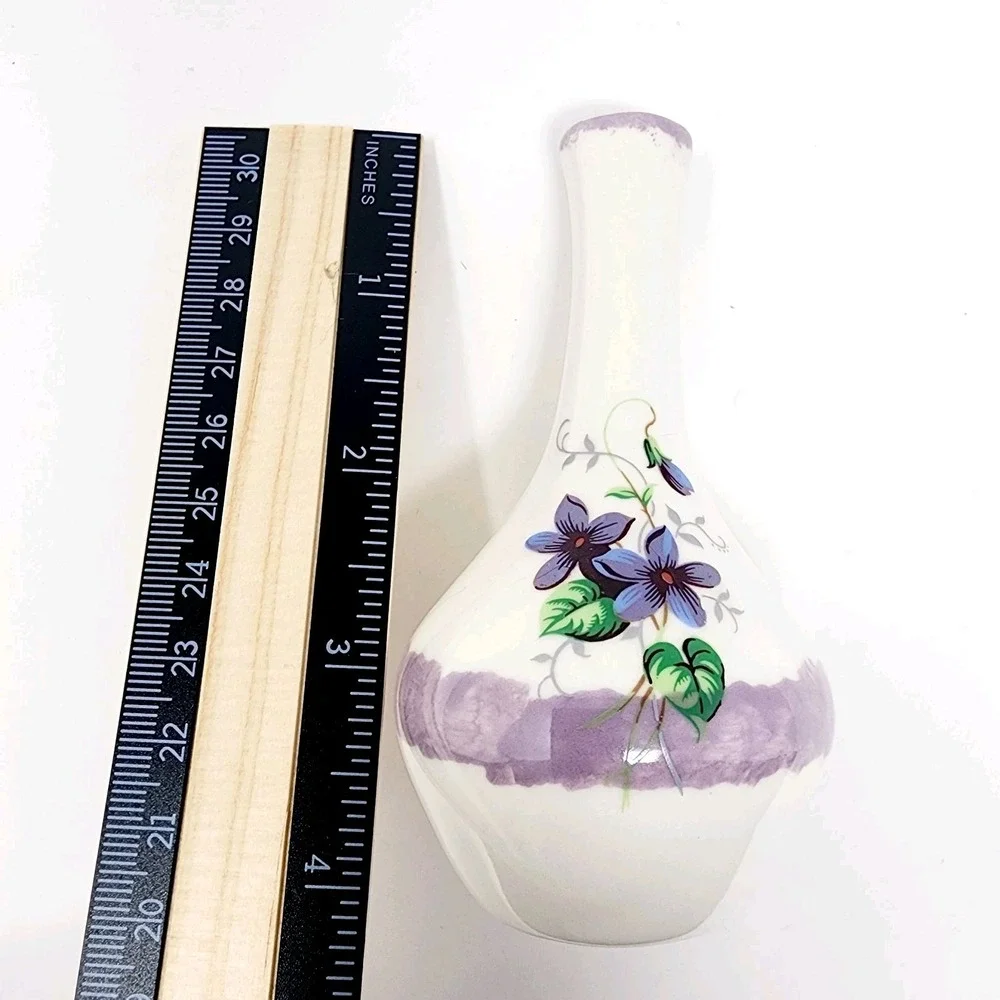 Wild Violets Vintage‎ Ceramic Bud Vase The Craft Shop Intercourse PA